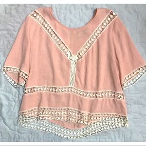 Do & Be Crop Cutlet Blouse